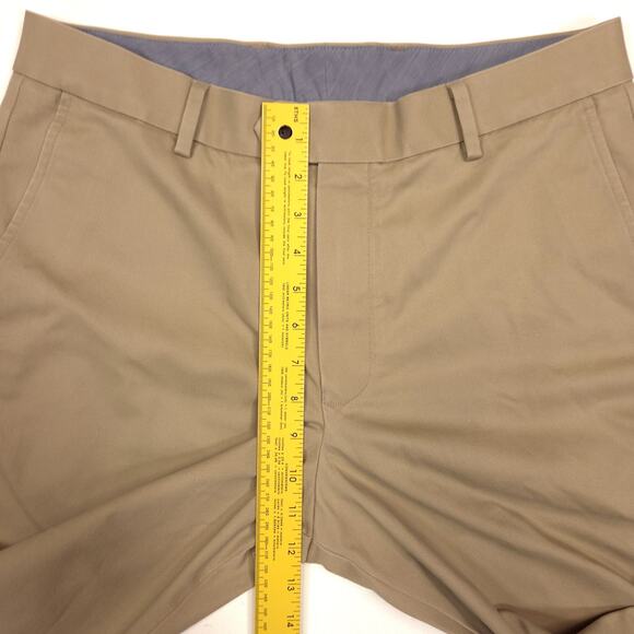 Charles Tyrwhitt Pants Mens 32x29 Brown Classic Fit Non Iron Chino Dress Stretch - Picture 6 of 9